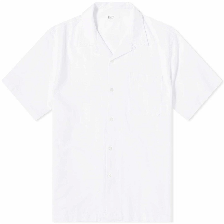 Photo: Universal Works Men's Oxford Cotton Road Shirt in Ecru