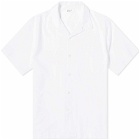 Universal Works Men's Oxford Cotton Road Shirt in Ecru