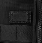 Master-Piece - Leather-Trimmed MASTERTEX-08 Briefcase - Black