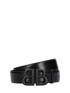 BALENCIAGA 4.0cm Monaco Leather Belt