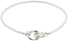 Pearls Before Swine Silver Spliced Link Bracelet