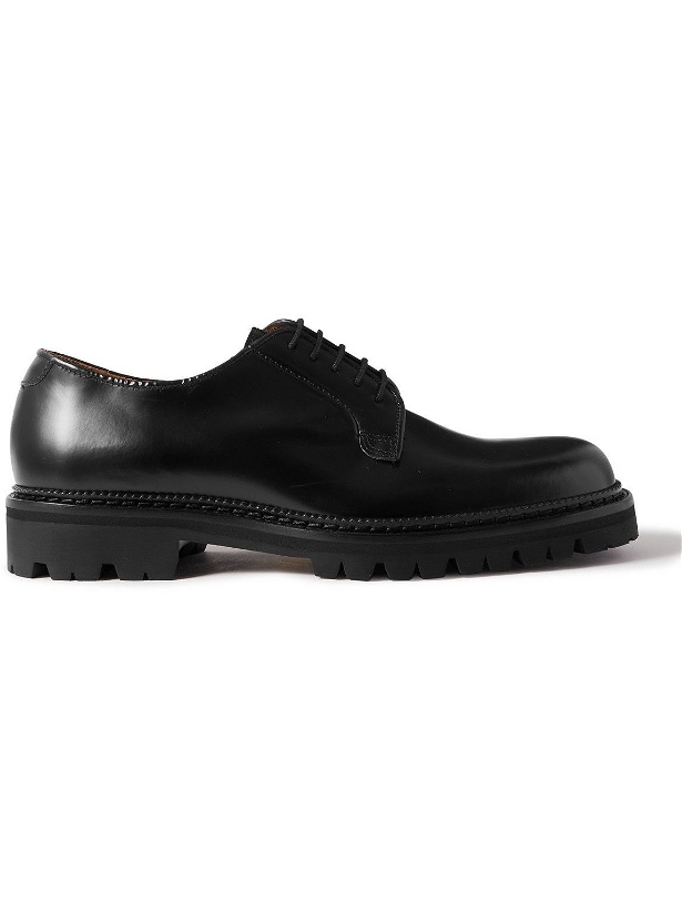 Photo: Mr P. - Jacques Leather Derby Shoes - Black