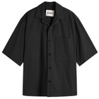 Jil Sander+ Men's Relaxed Fit Short Sleeve Shirt in Black