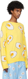 Moschino Yellow Eggs Sweater