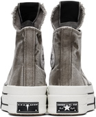 Rick Owens DRKSHDW Gray Converse Edition DBL Drkstar Sneakers