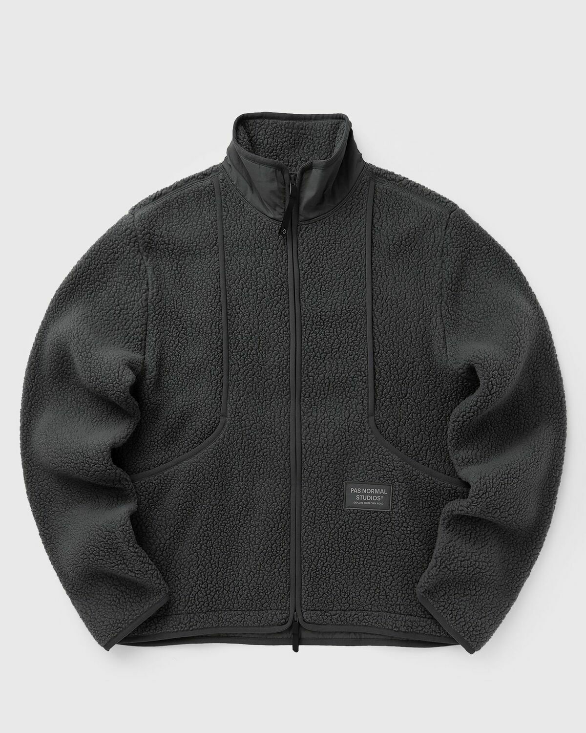 Pas Normal Studios Off-Race Pile Fleece Jacket Grey Men