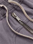 Rick Owens - Bauhaus Tapered Cotton-Jersey Sweatpants - Purple