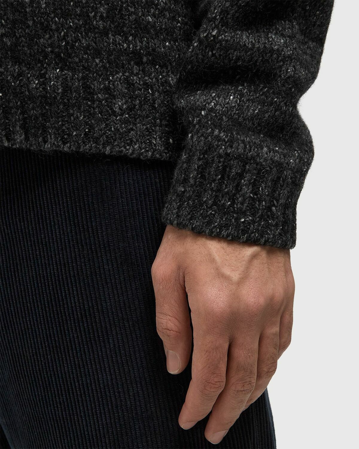 Norse Projects Ulf Fairisle Sweater Grey Mens Pullover