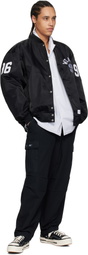 WTAPS Black Nylon Team Jacket