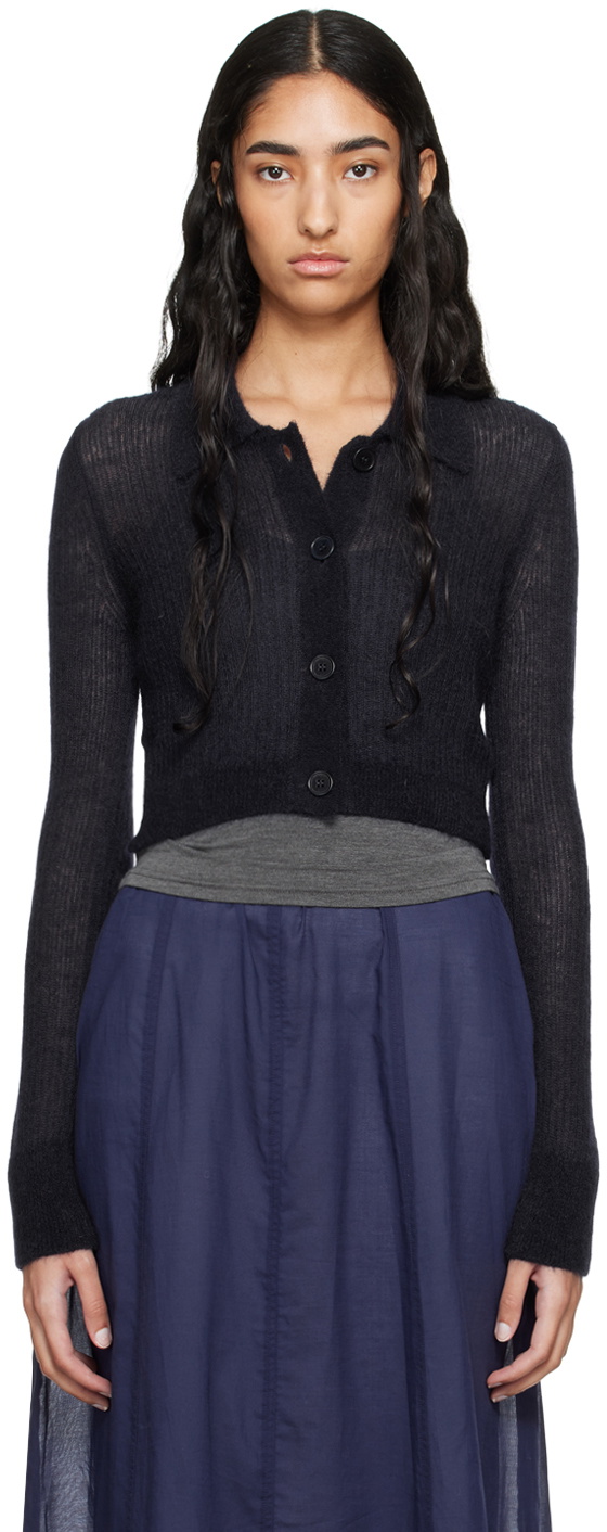 トップス CECILIE BAHNSEN JACQUELINE CARDIGAN Cecilie Bahnsen Navy Jacqueline Cardigan Cecilie Bahnsen