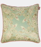 Etro Printed cotton cushion