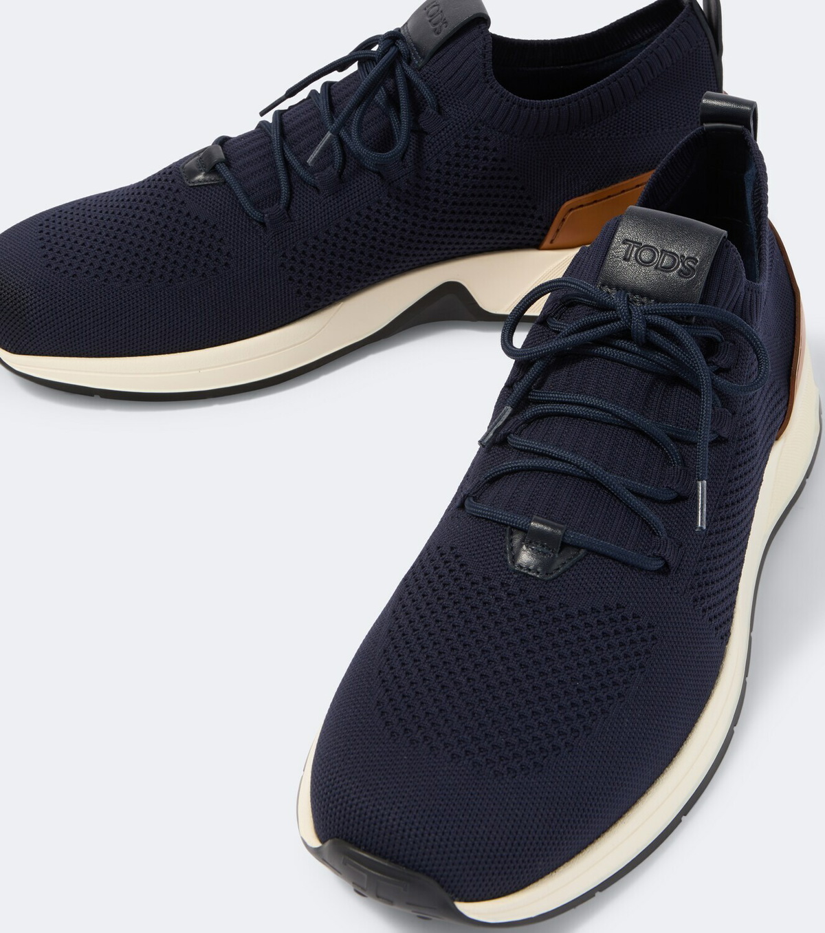 Tod's Calzino leather-trimmed sneakers