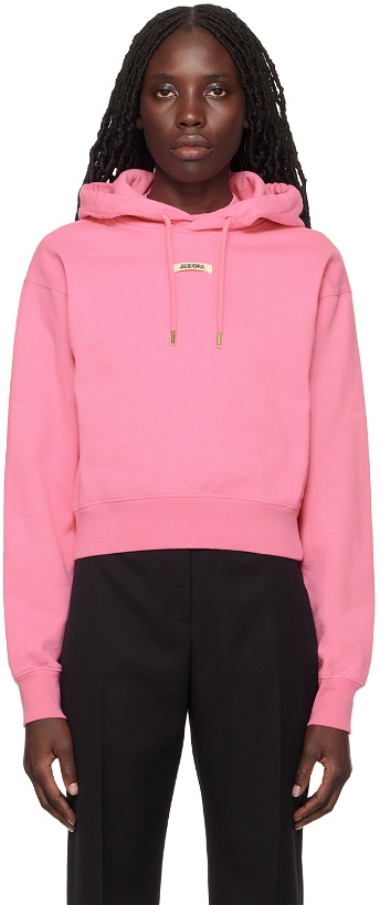 Photo: Jacquemus Pink Les Classiques 'Le hoodie Gros Grain' Hoodie