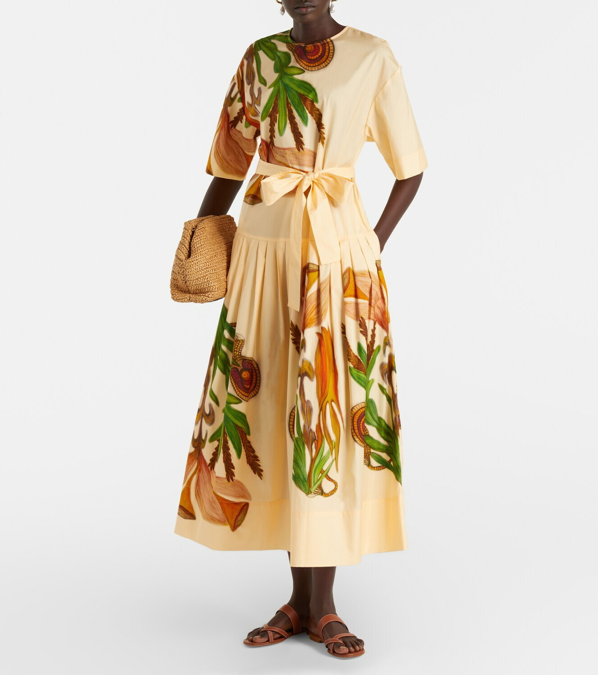 Ulla Johnson Aniline printed cotton midi dress