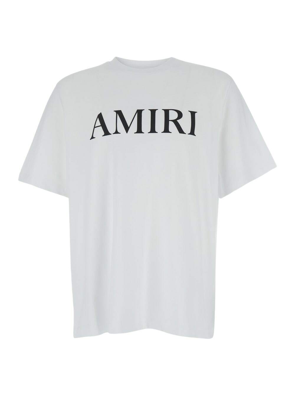 【関税&送料込】Amiri White Cotton T-Shirt With Logo AMIRI Men's Core Logo T-Shirt in White Amiri