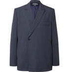 Jacquemus - Moulin Double-Breasted Wool-Blend Blazer - Blue