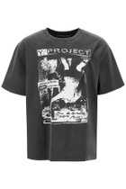 Y PROJECT t-shirt with printed pinch Black