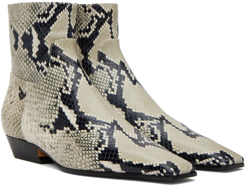 KHAITE Beige 'The Marfa' Boots