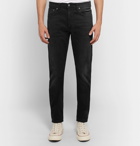 Nudie Jeans - Lean Dean Slim-Fit Tapered Organic Stretch-Denim Jeans - Men - Black