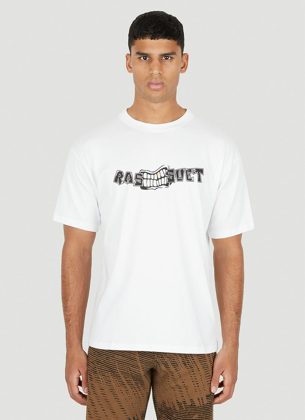 Teeth T-Shirt in White Rassvet