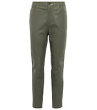 Rta - Manuela high-rise leather pants