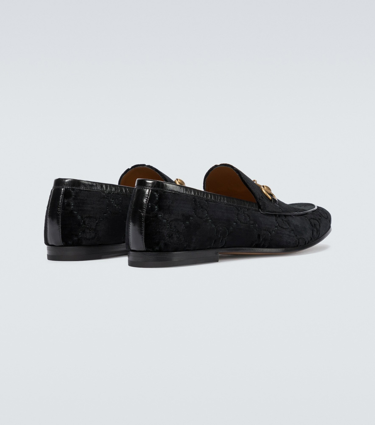 Gucci - Jordaan GG velvet loafers Gucci display picture 1