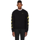 Off-White SSENSE Exclusive Black and Yellow Acrylic Arrows Sweatshirt