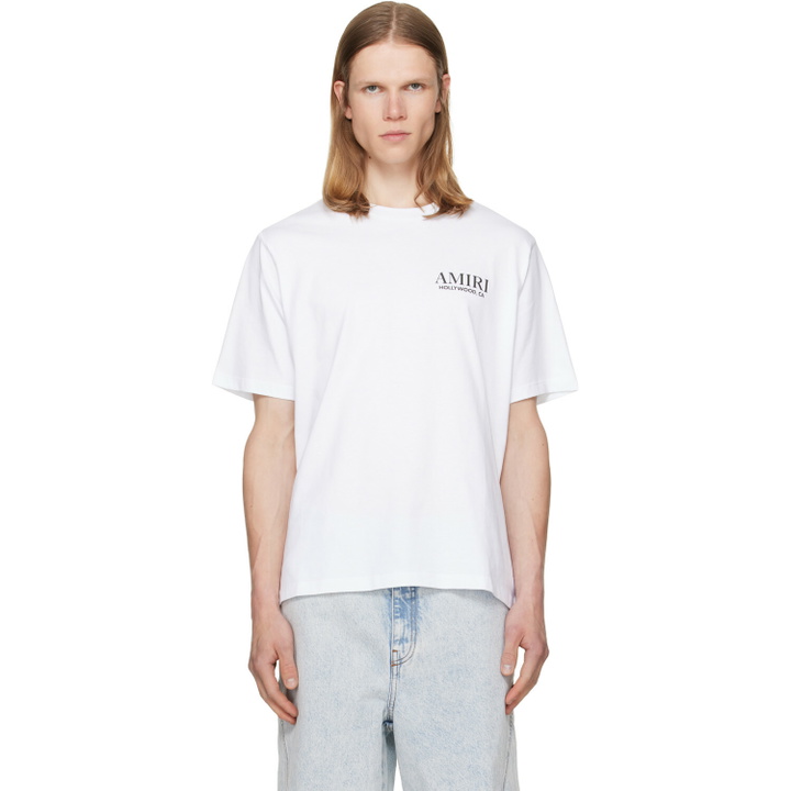 Photo: AMIRI White Bones Stacked T-shirt