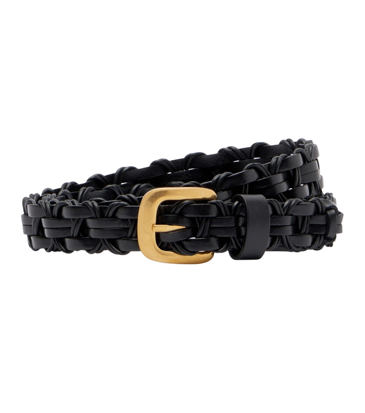 Photo: The Row Woven leather belt
