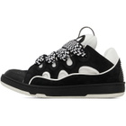 Lanvin Black & White Curb Sneakers