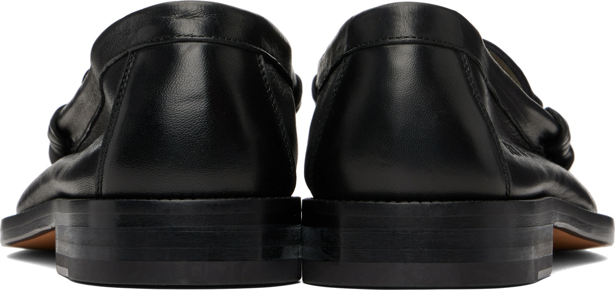 Common Projects Black Leather Loafers