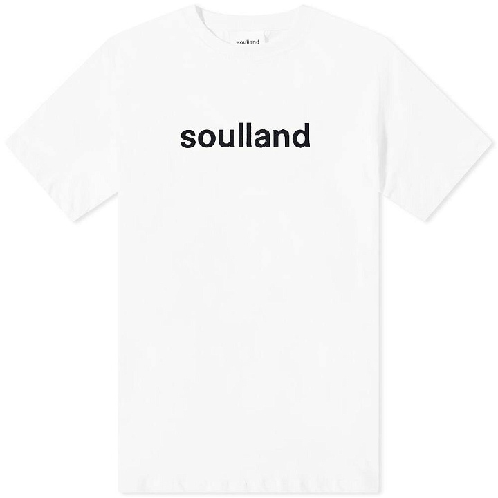 Photo: Soulland Men's 2022 Logo T-Shirt in White