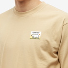 Human Made Men's Long Sleeve Polar Bear T-Shirt in Beige