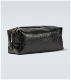 Balenciaga Le Cagole leather toiletry bag