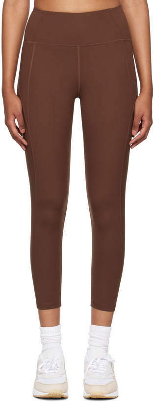 Photo: Girlfriend Collective Brown Compressive Leggings