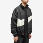 Nike Men's Swoosh Woven Track Jacket in Black/Coconut Milk