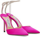 Jimmy Choo Pink Saeda 100 Heels