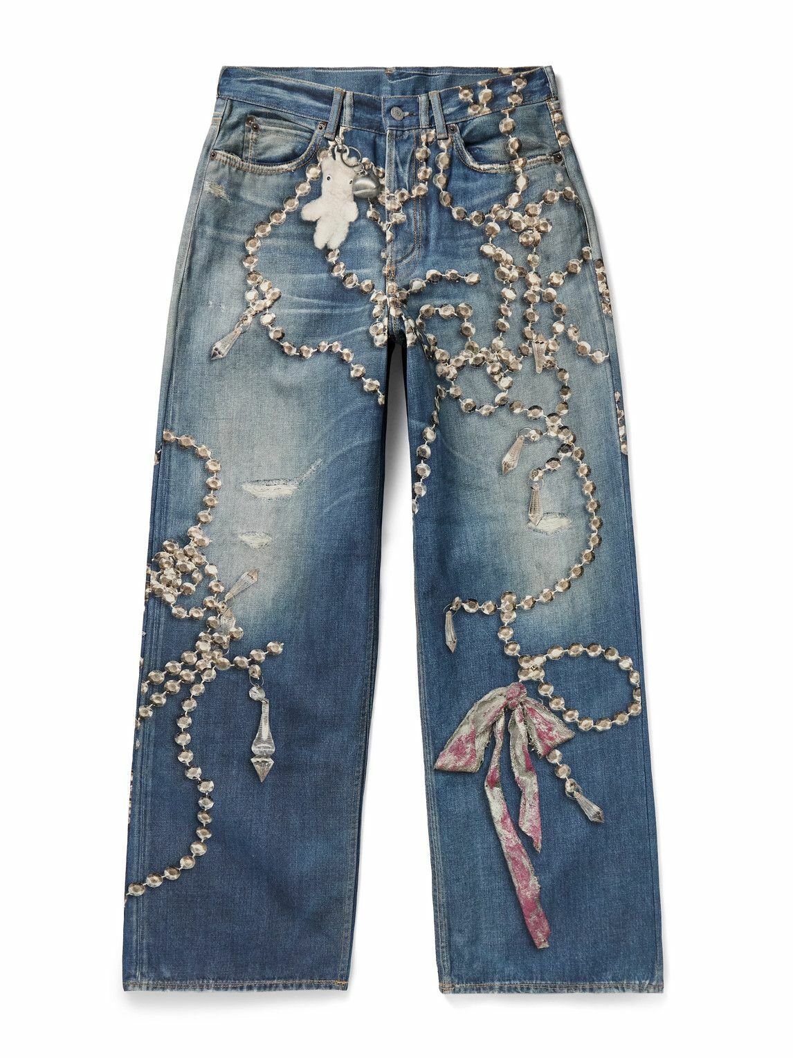 パンツ acne studios 1989 penicillin Acne Studios - 1989 Penicillin Straight-Leg Distressed Jeans