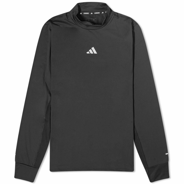 Photo: Adidas Running Men's Adidas Ultimate Long Sleeve T-Shirt in Black