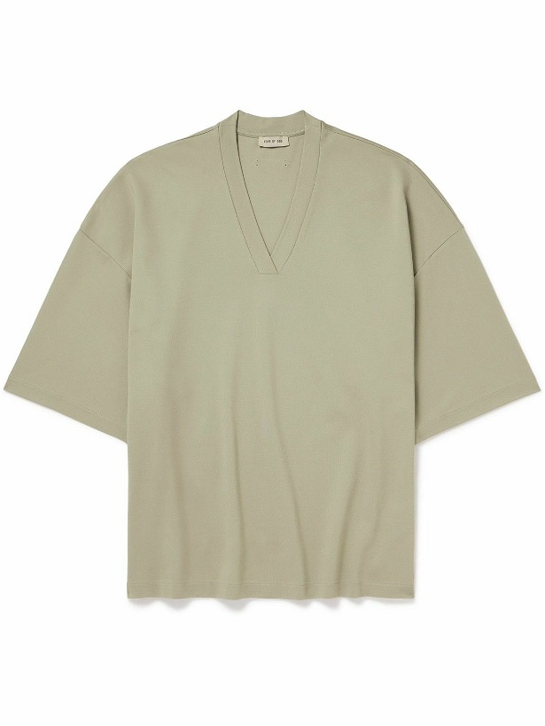 Photo: Fear of God - Milano Oversized Jersey T-Shirt - Brown