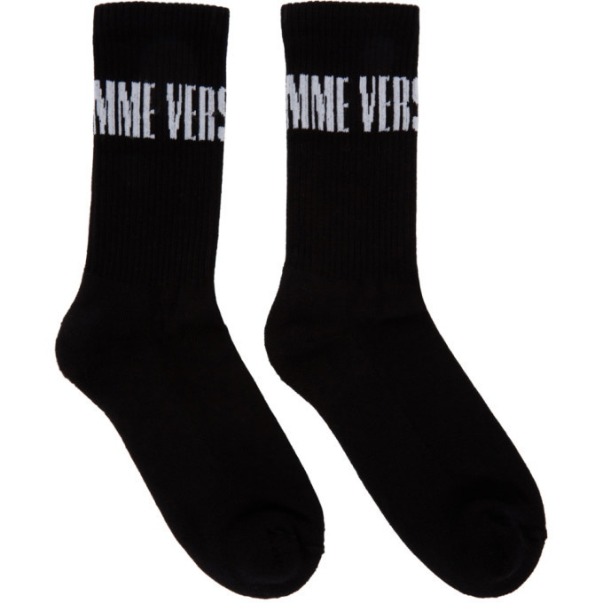 Photo: Versace Black and White LHomme Socks