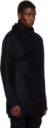 Julius Black Drape Turtleneck