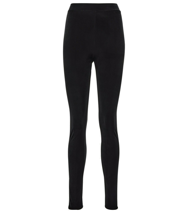 Photo: Alexandre Vauthier Jersey leggings