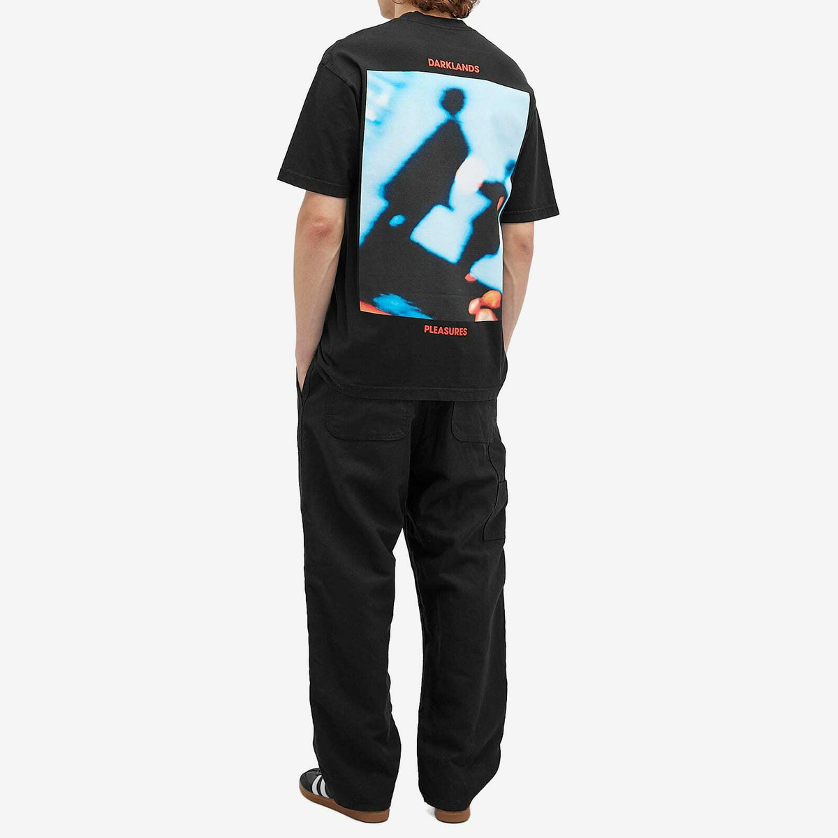 【PLEASURES】 DARKLANDS T-SHIRT Black Pleasures - DARKLANDS T-SHIRT | HBX - Globally Curated