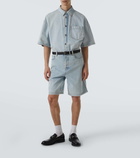 Gucci GG denim Bermuda shorts