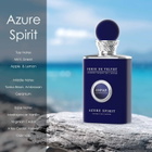 Anfar Mens Azure Spirit Extrait de Parfum Spray 3.4 oz Fragrances 6292257643510