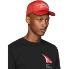 Heron Preston Red Embroidered Logo Cap