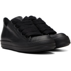 Rick Owens Black Tower Jumbolace Low Sneaks Sneakers