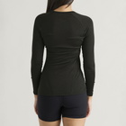 SOAR Women's Long Sleeve Merino Silk Base Layer in Forest Night