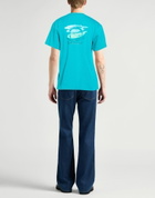 Trussardi Mens T-shirt in Turquoise